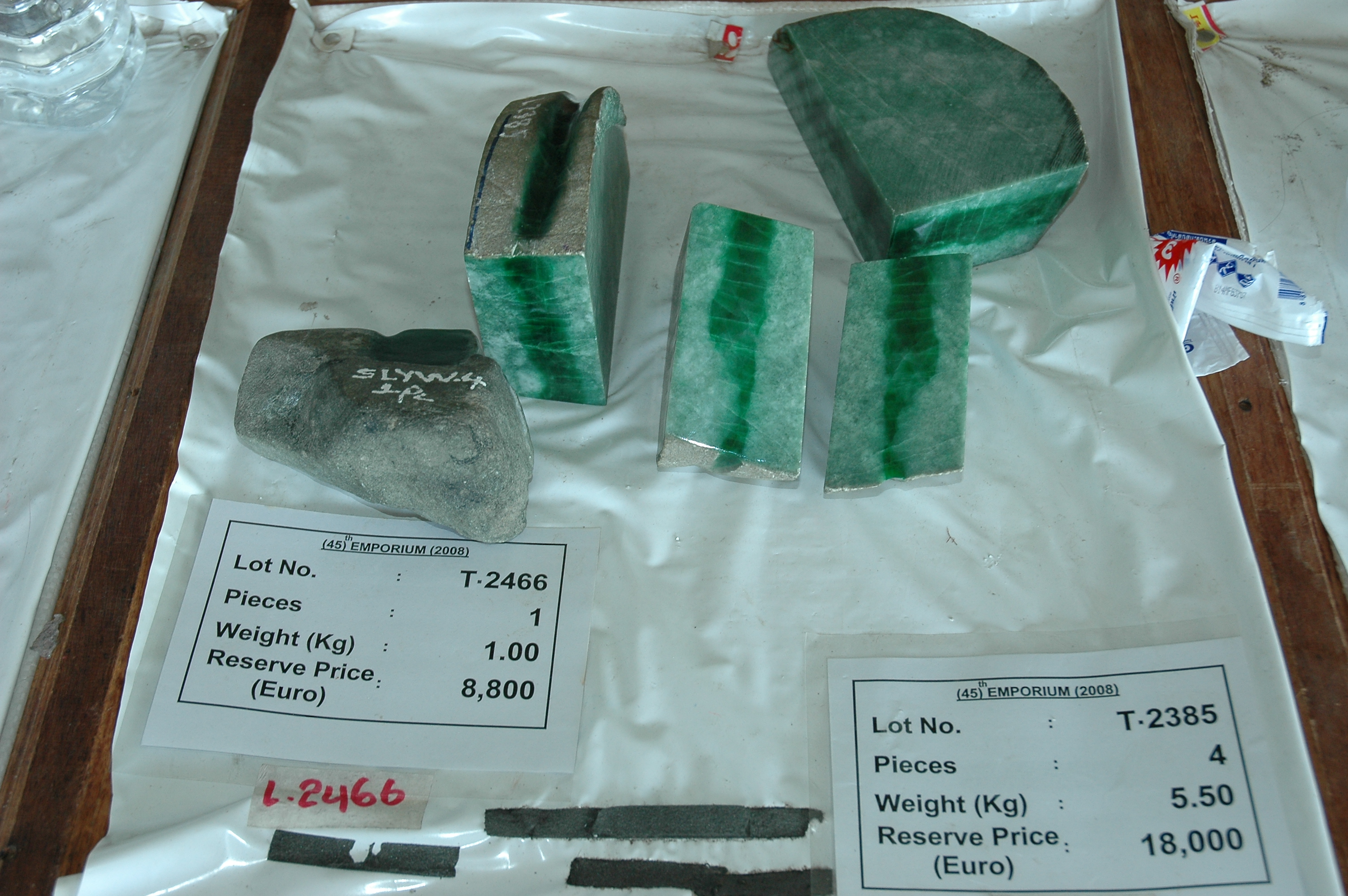 jadeite boulders, Myanmar Emporium