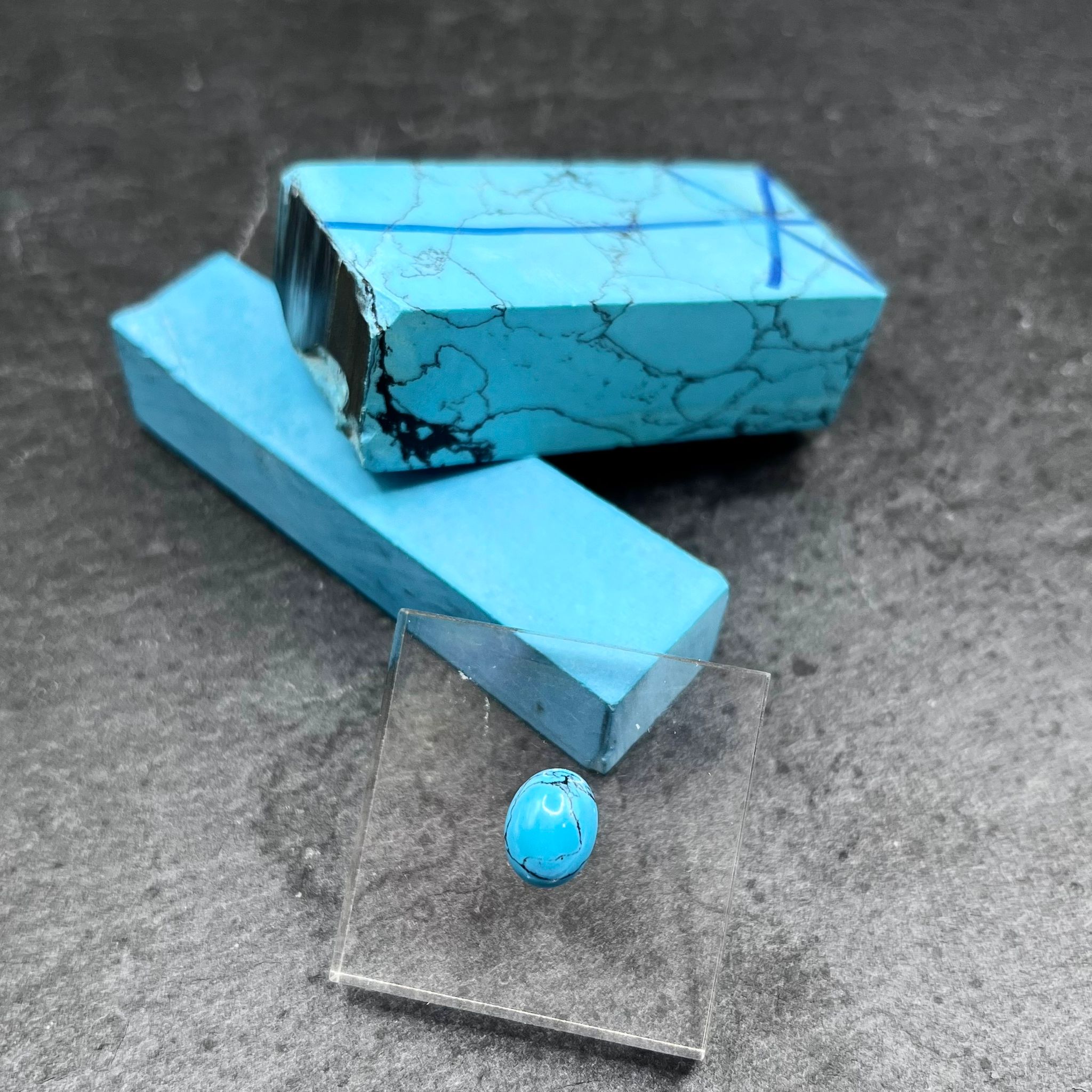 Gilson 'synthetic" turquoise