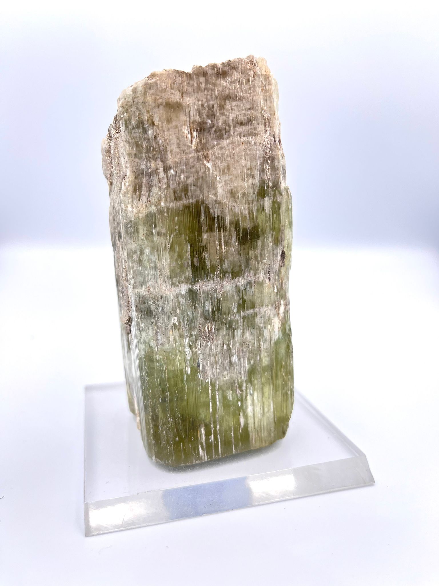 large rough hiddenite, Afghanistan